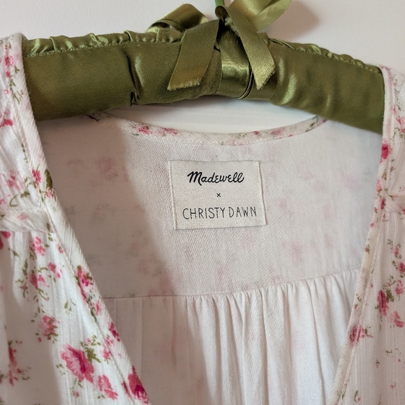 Christy Dawn X Madewell The Dawn Dress Rosebud Print Size Medium - Picture 3 of 7